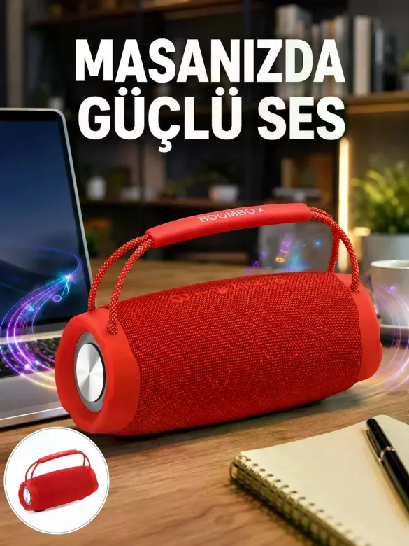 10W Güçlü Stereo Ses Sunan IPX6 Bluetooth Hoparlör Yeni Nesil