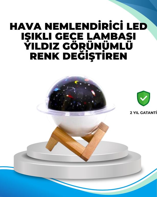 111641619 Usb Bağlantılı Projektör Işıklı Taşınabilir Mini Hava Nemlendirici Ve Aroma Difüzörü Diğer