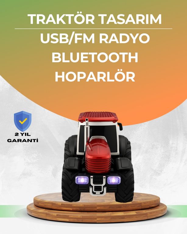 111642088 Taşınabilir Nostaljik Araç Tasarımlı Bluetooth Hoparlör Diğer