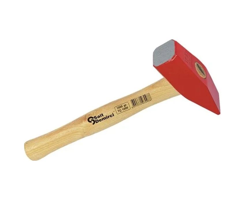119314172 Just Cheap Store Boyalı Tesviyeci Çelik Çekiç 100 Gr, Ahşap Saplı