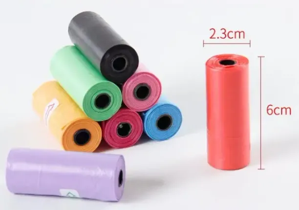 12 li Köpek Dışkı Poşet Düz Renkli Set (4745)