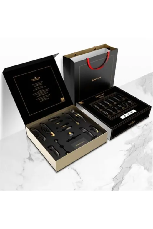 12 Parçalı 18K Altın Kaplamalı Elit Vibratör Seti - Queen's Collection