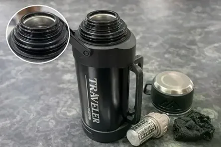 1200 Ml Çift Katmanlı Vakumlu Paslanmaz Çelik Termos Alk4639