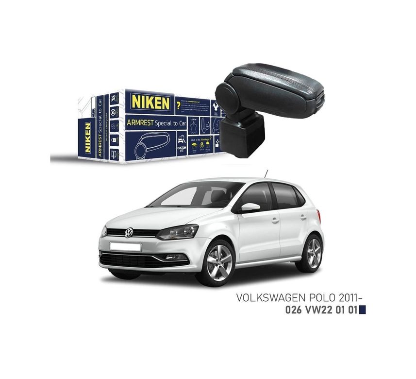 122182076 Niken Vw Polo Kol Dayama Kolçak Siyah 2011+ Sonrası Uyumlu