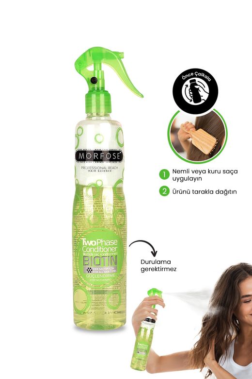 1222023 Morfose 4X400Ml Keratin + Biotin + Argan + Collagen Içerikli Çift Fazlı Fön Suyu