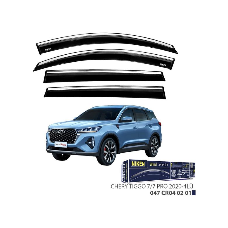 122395857 Niken Chery Tiggo 7 - 7 Pro Cam Rüzgarlığı Kromlu 2020+ Sonrası 4