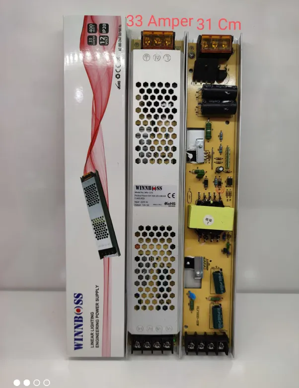 12V-33A-400W-IP20 ULTRA SLİM TRAFO (4745)