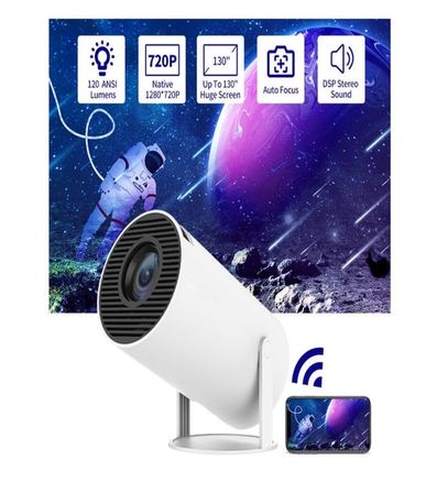 13021998 Auhma H02  720P Hd Kaliteli Taşınabilir Projektör