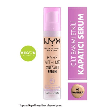 1319570 Nyx Professional Makeup Bare With Me 03 Vanilla Kapatıcı Serum