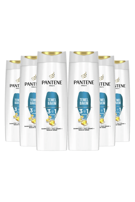 1322023 Pantene 3'ü 1 Arada Temel Bakım Şampuan  350 Ml 6 Adet