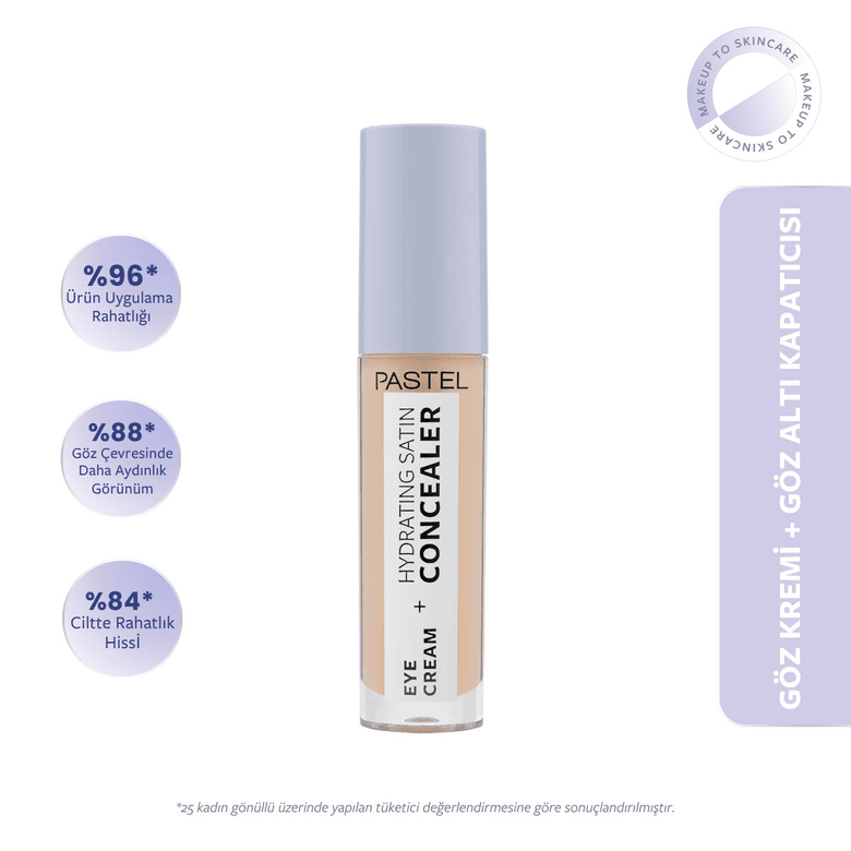 1377299 Pastel Make Up To Skin Care Hydrating 62 Milkshake Göz Altı Kapatıcısı Ve Göz Kremi