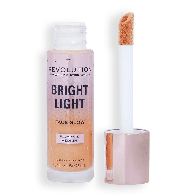 1390102 Revolution Bright Light Face Glow 4 In 1 Medium Işıltılı Fondöten