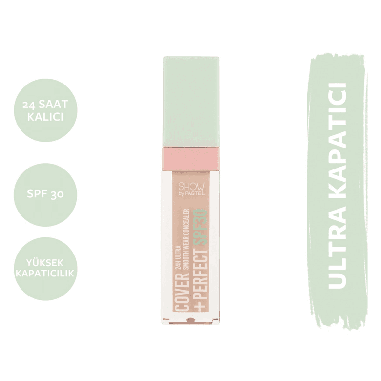 1395611 Show By Pastel 302 Light Rose Cover+Perfect Concealar Spf30 Yüksek Kapatıcı