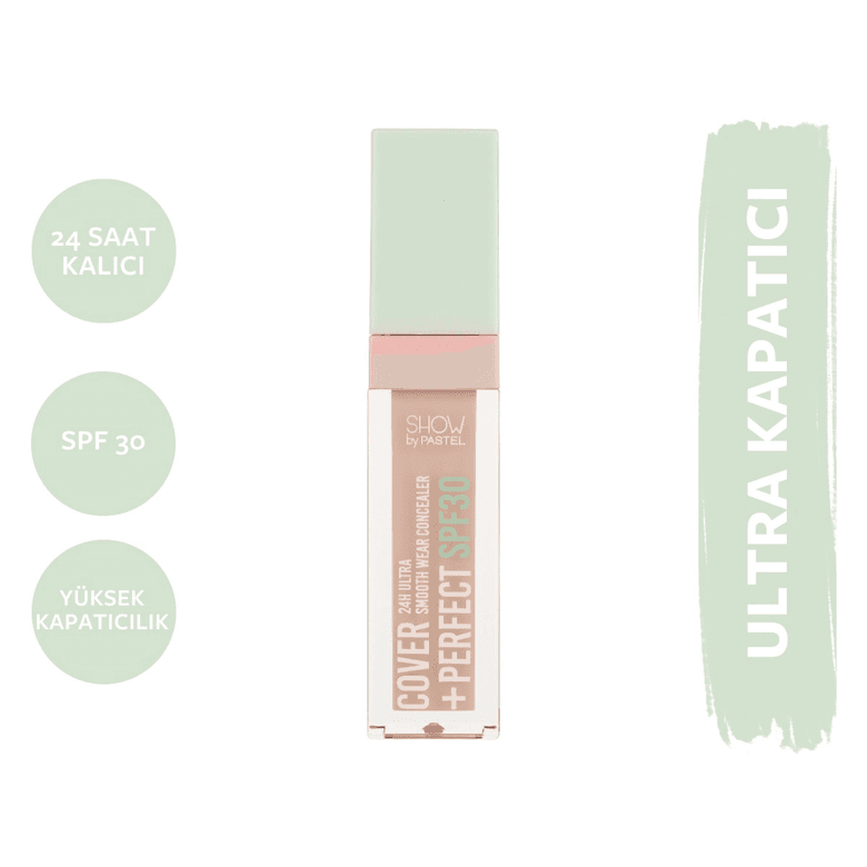 1395625 Show By Pastel 304 Nude Pink Cover+Perfect Concealar Spf30 Yüksek Kapatıcı
