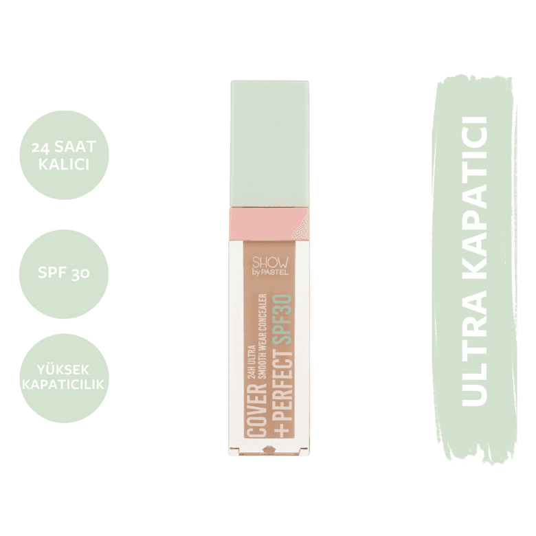 1395639 Show By Pastel 306 Karamel Cover+Perfect Concealar Spf30 Yüksek Kapatıcı