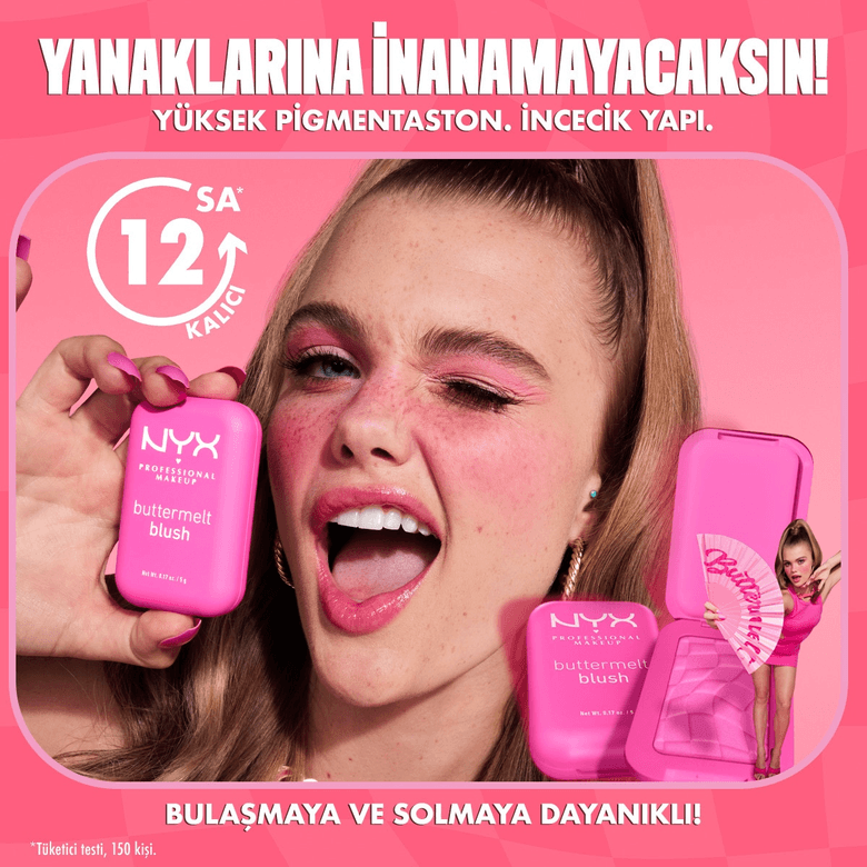 1406335 Nyx Professional Makeup Buttermelt Blush 04 U Know Butta Kremsi Pudra Allık