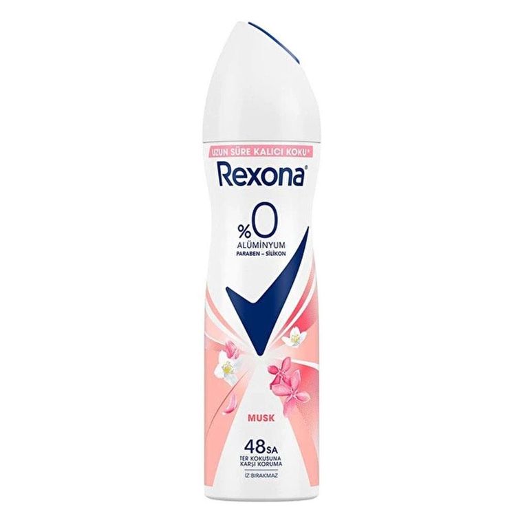 14081996 Rexona Kadın Sprey Deodorant Musk %0 Alüminyum 150 Ml X2