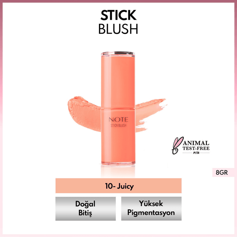1462587 Note Nemlendirici Yumuşak Stick Allık 10 Juicy