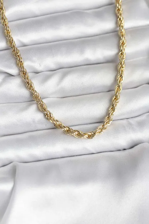14K Gold Renk Kaplama Burgu Model CM Kadın Kolye TJ-BKO10729