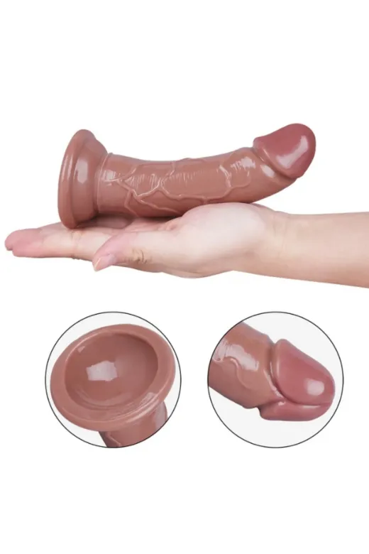 15Cm Kahverengi Realistik Kılıç Dildo No:156