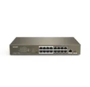 16 portlu 10/100Mbps +1 Gigabit/SFP Slots Switch With 16-Port PoE TEF1118P-16-150W
