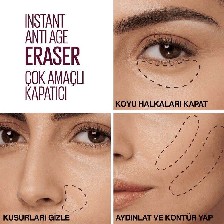161990 Maybelline New York Instant Anti Age Eraser 07 Sand Kapatıcı