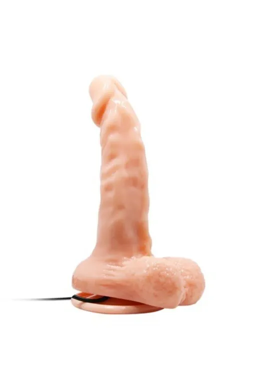 17 Cm Belden Bağlamalı Gerçekçi Titreşimli Dildo Vibratör Penis