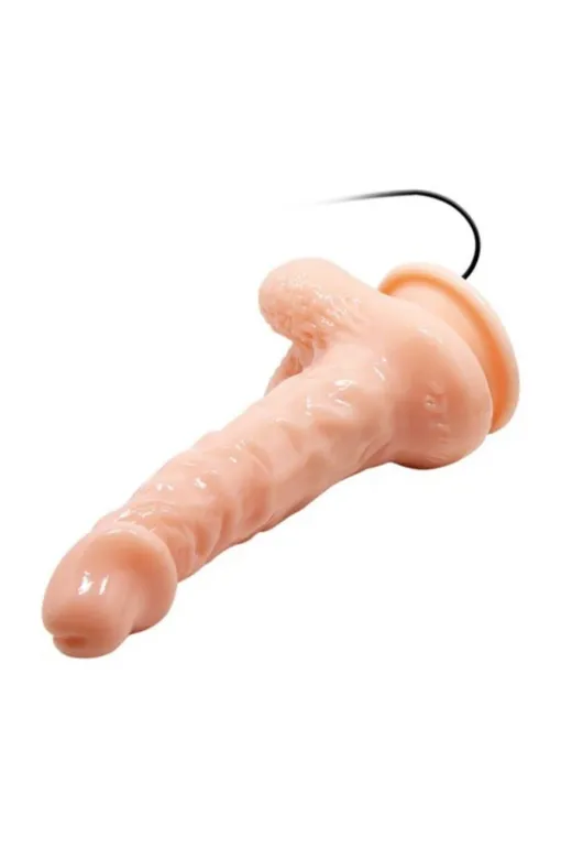 17 Cm Belden Bağlamalı Gerçekçi Titreşimli Dildo Vibratör Penis