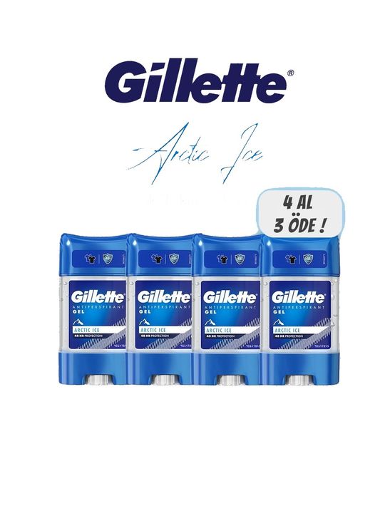 17072022 Gillette 4 Al 3 Öde Gillette Jel Terleme Önleyici 70 Ml