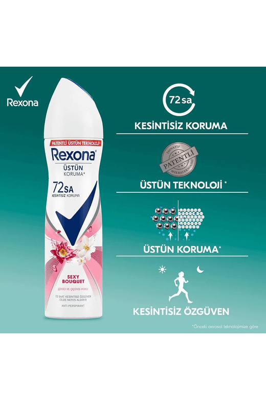 17081996 Rexona Sexy Bouquet Kadın Sprey Deodorant 150 Ml