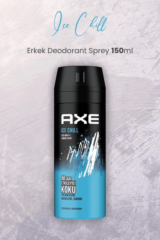 1792023 Axe Erkek Deodorant Sprey Ice Chill 150 Ml