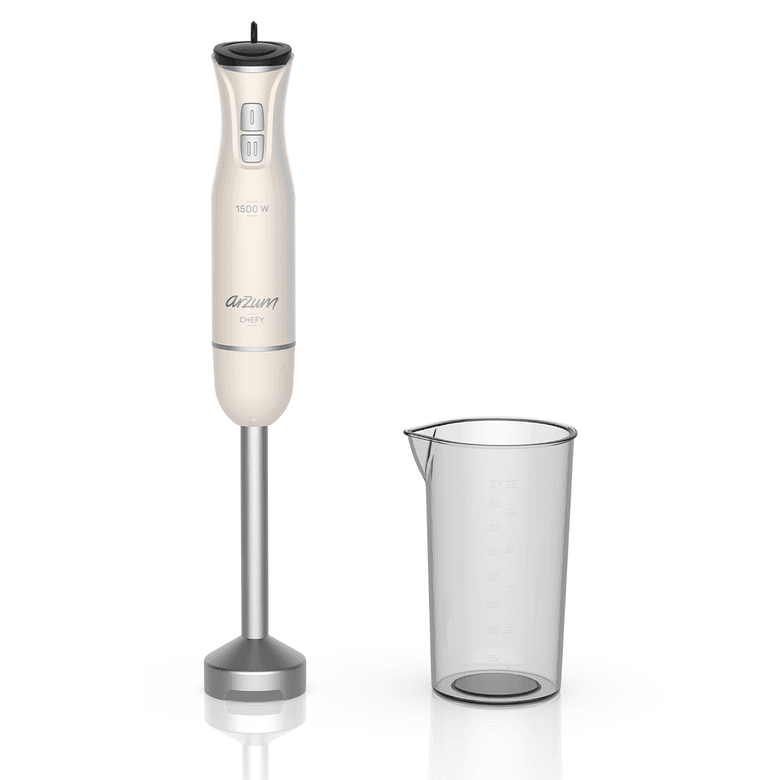 1.799- Arzum Ar1139 Chefy El Blender 1500W, 2 Kademeli, Karıştırma Kabı, Beyaz