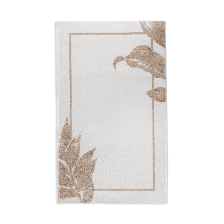 ₺1.799,00?= Schafer Home Leafy 2 Li Pamuk Floş Banyo Paspası-Bej
