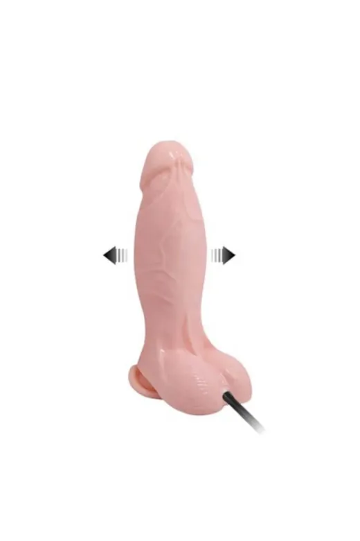 18 Cm Pompalı Büyüyen Realistik Penis Anal Vajinal Dildo Mastürbatör