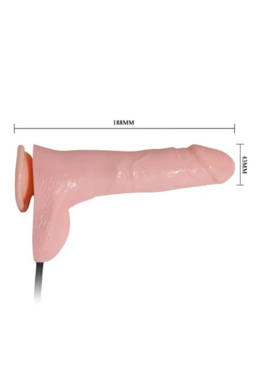 18 Cm Pompalı Büyüyen Realistik Penis Anal Vajinal Dildo Mastürbatör