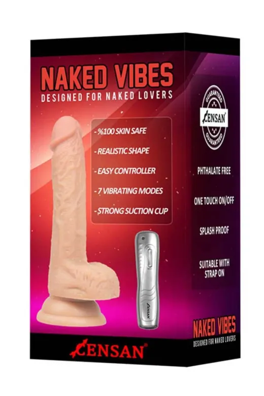 18Cm Gerçekçi Dildo Vibratör