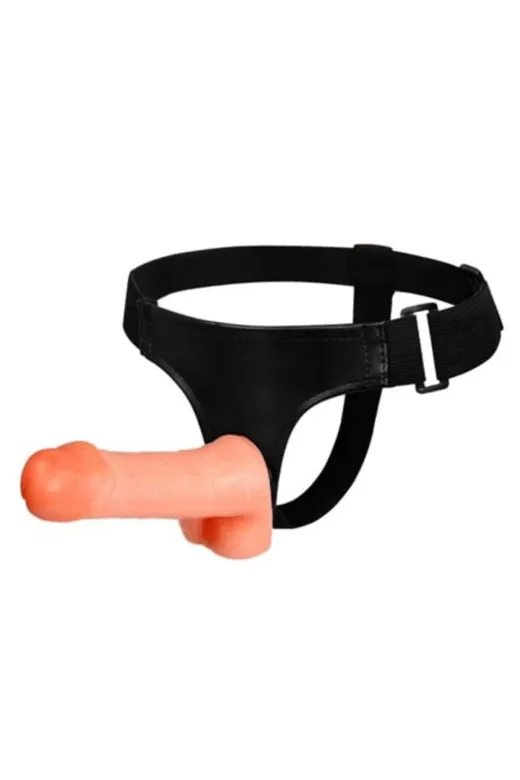 19 Cm Testisli Belden Bağlamalı Penis