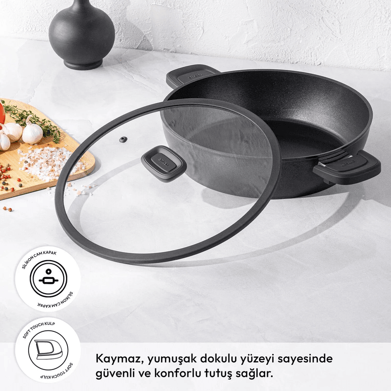 1900 Emsan Diamente Karnıyarık Tenceresi 30 Cm