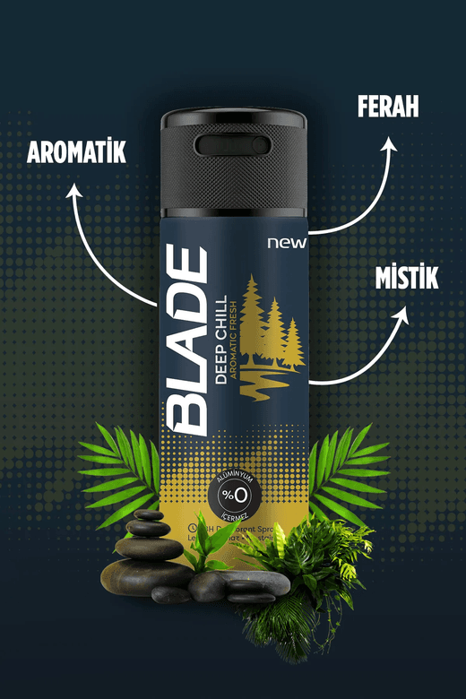 1922023 Blade Deep Chill Erkek Deodorant 6X150Ml Leke Bırakmaz