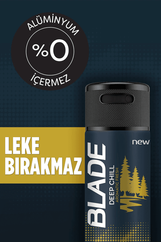 1922023 Blade Deep Chill Erkek Deodorant 6X150Ml Leke Bırakmaz
