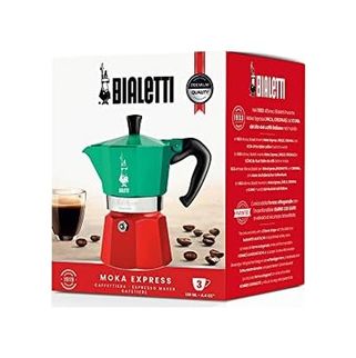 1923 As Kurukahvecisi 57855210126531580184975 - Moka Express Italia: 3 Cups Ocak Üstü Espresso Pişirici - 130Ml - Karma Renk - Alüminyum Gövde - Patentli Güvenlik Valfi - Tüm Ocak Türleri İçin Uygundur İndüksiyon Hariç Aeropress