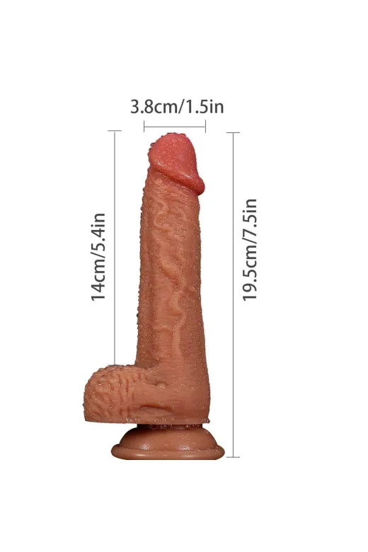 19,5 Cm Realistik Dildo Penis