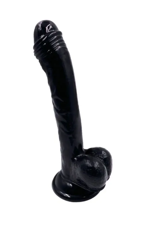 19Cm Siyah Dildo No:10