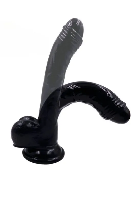 19Cm Siyah Dildo No:10