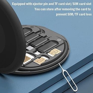 1Atlas 132739203 Lifcasual Usb Adaptör Kablosu Dönüştürme Saklama Kutusu Çok Ti Şarj Tı Dönüştürücü Lightning Tip C Mikro Veri Aktarım Aracı Sim Kart Yuvası İçerir Tepsi Çıkarma Pimi Telefon Tutucu Olarak Klanın