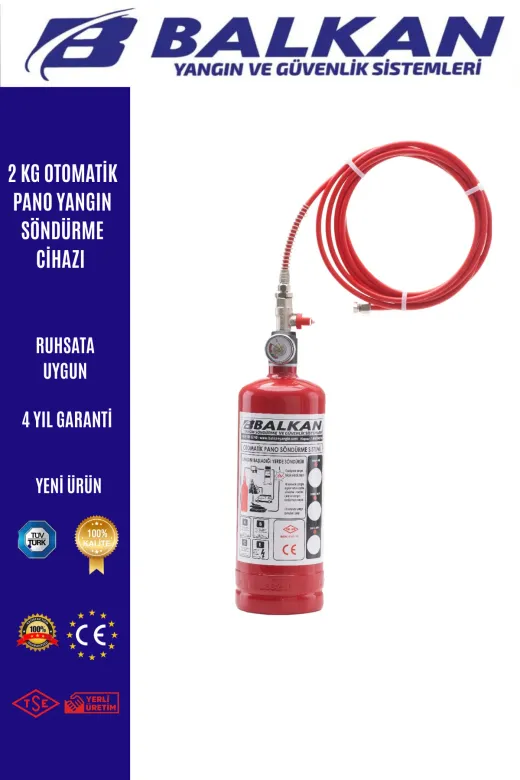 2 Kg Hfc Otomatik Pano Söndürme Cihazi