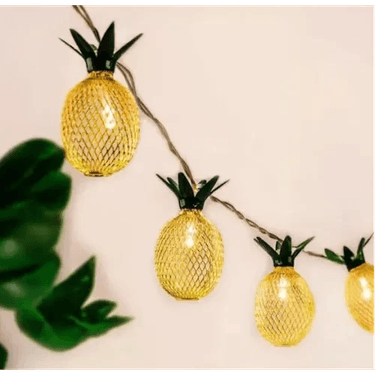 2 Metre 10 LED Pilli 2 Kademeli Ananas Led Işık