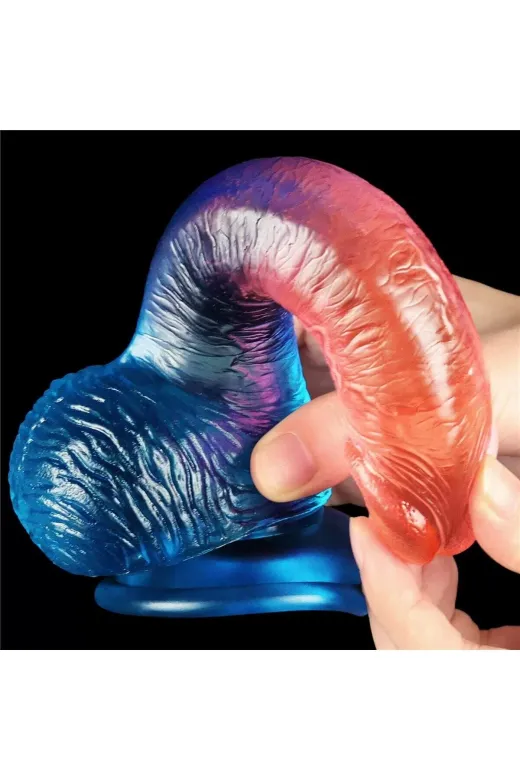 20 Cm Anal Vajinal Kullanım Yumuşak Dokulu Jel Penis - Dazzle Studs