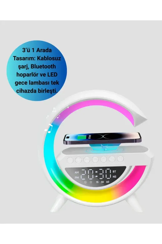 2025 Yeni Seri 15W Kablosuz Şarjlı LED Atmosfer Lambası