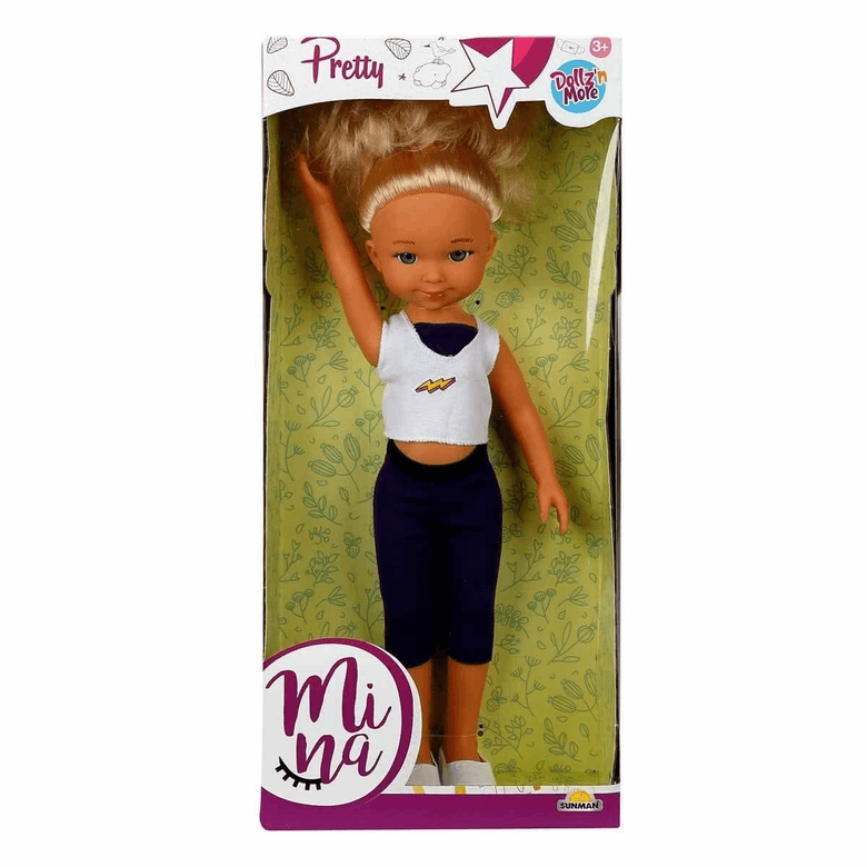 2030031 SUN-SABC-DZM-BEBEK MİNA PRETTY GÜNLÜK ELB 35CM - Stokta Olan Gönderilir